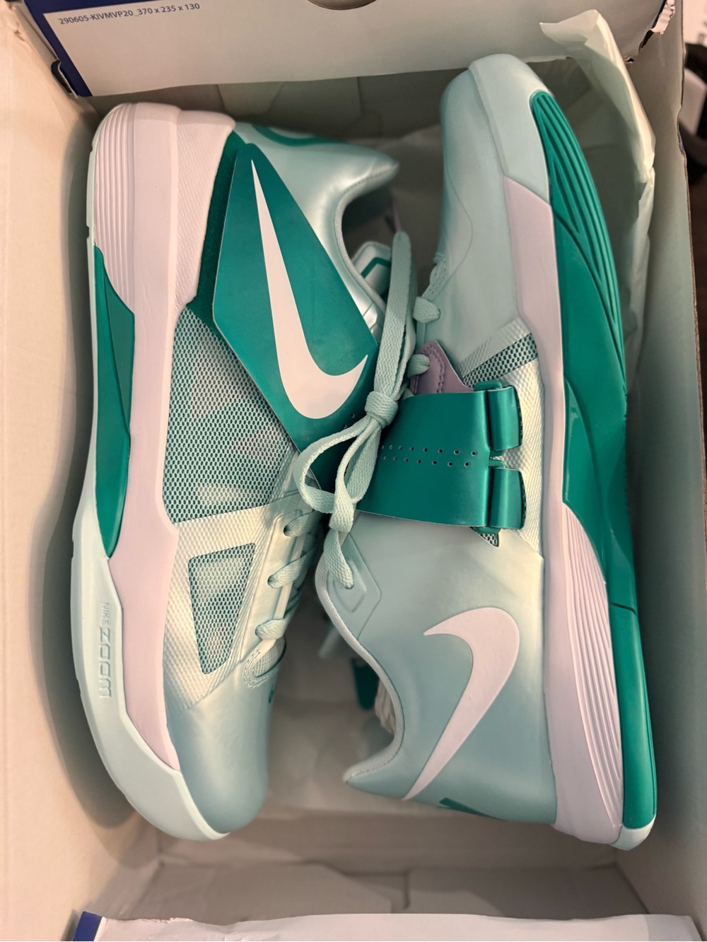 NWT Nike Blue Zoom KD IV Easter 13